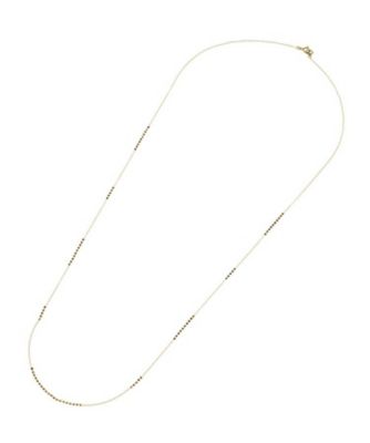 カットビーズ連続ステーション　ロングネックレス（６５ｃｍ）（２００１２５２５２４）