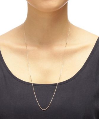 カットビーズ連続ステーション　ロングネックレス（６５ｃｍ）（２００１２５２５２４）