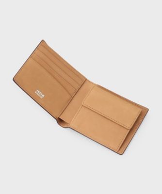 ソフト＆ナチュラル】ミニメッシュ レザー 2つ折り財布