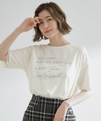Tシャツ・カットソー GROVE GRVB_Long Sleeve T-shirt 4BTR838 小物からはじめる秋｜grove（グローブ）の公式通販 | Tシャツ