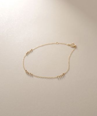 ＜COCOSHNIK (Women)＞Ｋ１８カットビーズ連続　ステーションブレスレット（２００１３６１４９４）