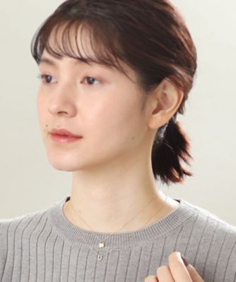 Ｋ１０ダイヤモンド　馬蹄モチーフ　ネックレス（２００１３６１７６４）