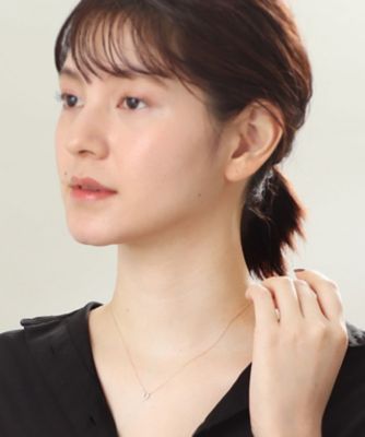 Ｋ１０ダイヤモンド　馬蹄モチーフ　ネックレス（２００１３６１７６４）