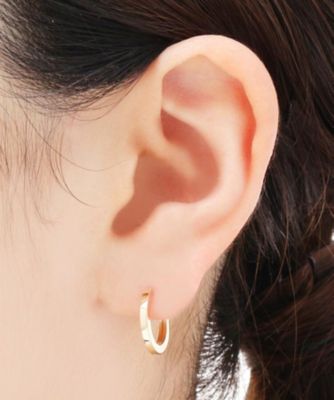 Ｋ１０平打ち中折れピアス（２００１４６０３９７）