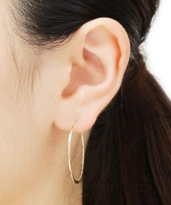 角線つぶし　フープピアス（小）（２００１４７７４８０）