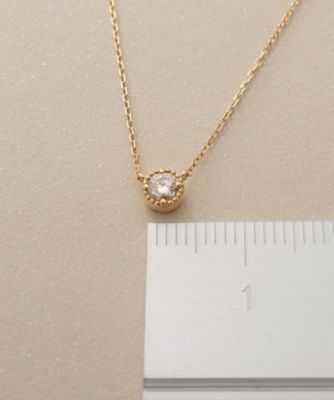 Ｋ１８ダイヤモンド　フチミルネックレス（大）（２００１４９９１５７）