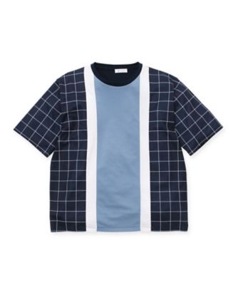 ウィンドウチェック切り替えｔシャツ ２００１５１４５０７ 三越伊勢丹オンラインストア 公式