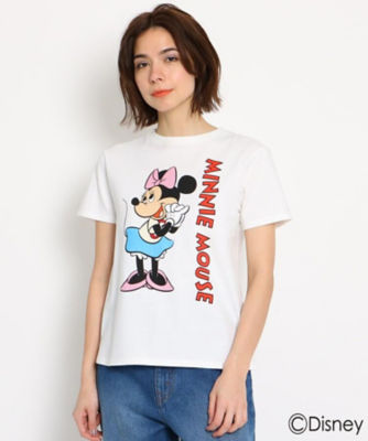 ミニーマウスプリントｔシャツ ディズニー ２００１５１８８７１ 三越伊勢丹オンラインストア 公式