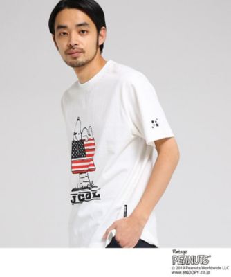 ピーナッツ 別注 ｊｏｅｃｏｏｌ スヌーピー ｕｓａハウス ｔシャツ ２００１５２０４９９ 三越伊勢丹オンラインストア 公式