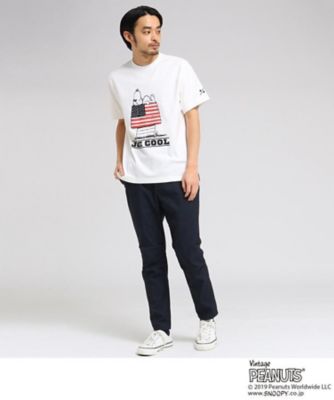 ピーナッツ 別注 ｊｏｅｃｏｏｌ スヌーピー ｕｓａハウス ｔシャツ ２００１５２０４９９ 三越伊勢丹オンラインストア 公式