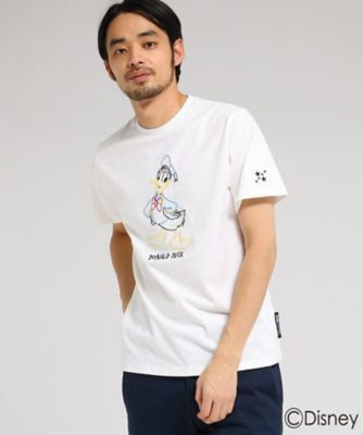 ｗｅｂ限定 ｄｉｓｎｅｙ ディズニー ｔシャツ ラインアート 半袖ｔシャツ ドナルドダック ２００１５２５６３０ 三越伊勢丹オンラインストア 公式