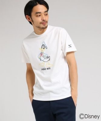 ｗｅｂ限定 ｄｉｓｎｅｙ ディズニー ｔシャツ ラインアート 半袖ｔシャツ ドナルドダック ２００１５２５６３０ 三越伊勢丹オンラインストア 公式