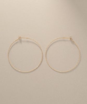 Ｋ１０カット丸線　フープピアス（中）（２００１５４８６７９）