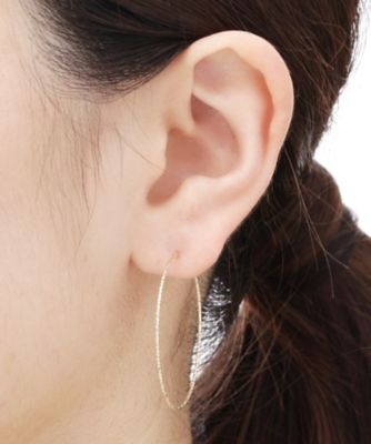 Ｋ１０カット丸線　フープピアス（小）（２００１５４８６８１）