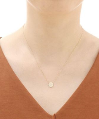Ｋ１８ダイヤモンド　ラウンドパヴェ　ネックレス（大）（２００１５５７７９８）