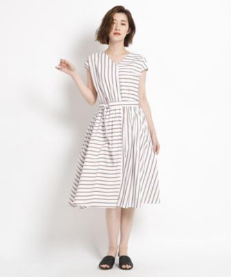 ｌサイズあり 洗える ストライプワンピース ２００１５５９５１９ 三越伊勢丹オンラインストア 公式