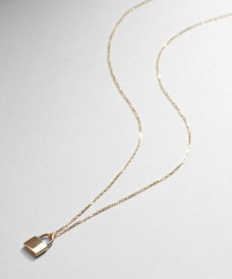 Ｋ１０パドロックモチーフ　ネックレス（２００１５６０２７２）