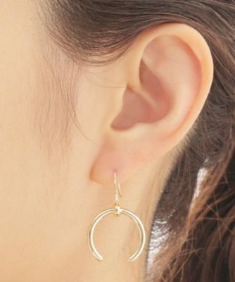 COCOSHNIK (Women)/ココシュニック K10中空馬蹄モチーフ フックピアス(2001560345)