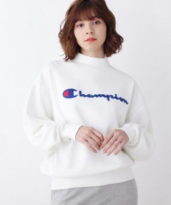 ＜GROVE (Women)＞Ｃｈａｍｐｉｏｎ　モックネック裏起毛スウェットプルオーバー（２００１５６８８５９）