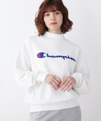 ＜GROVE(Women)＞Ｃｈａｍｐｉｏｎ　モックネック裏起毛スウェットプルオーバー（２００１５６８８５９）