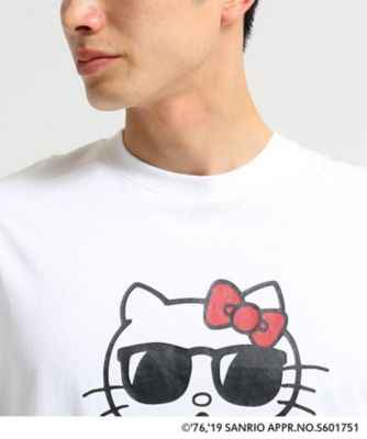 ハローキティ ｈｅｌｌｏ ｋｉｔｔｙ 別注 サングラスプリント 半袖 ｔシャツ ２００１５７０４４１ 三越伊勢丹オンラインストア 公式