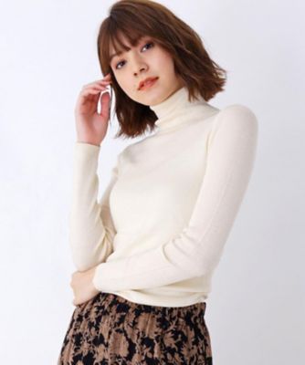 ＜GROVE (Women)＞【ＷＥＢ限定】リブタートルネック（２００１５７０８１５）
