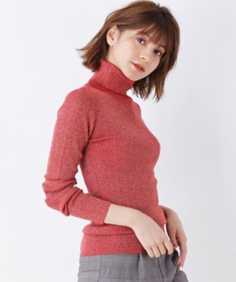 【ＷＥＢ限定】ラメリブタートルネックニット（２００１５７０８１６）