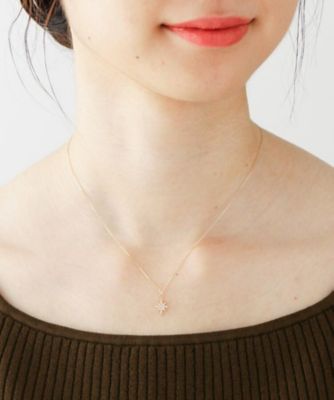 ダイヤモン　ドスターモチーフパヴェ　ネックレス（２００１５７５２９８）