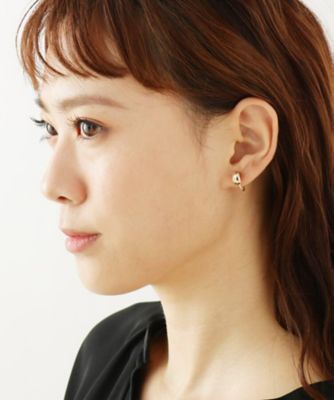 Ｋ１０月形甲丸　イヤリング（２００１５７８５２２）