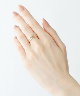 Ｋ１０チェーンモチーフ　透かしリング（２００１５８８６８９）