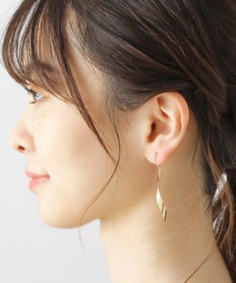 Ｋ１０平板ひねり　イヤリング（２００１５８８７２１）