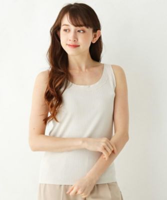 ｓｕｐｉｍａ ｒ 混レース付きタンクトップ ２００１５９５６３１ 三越伊勢丹オンラインストア 公式