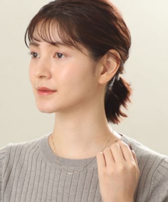 Ｋ１０コンパクトチェーン　ネックレス（２００１５９９３３９）