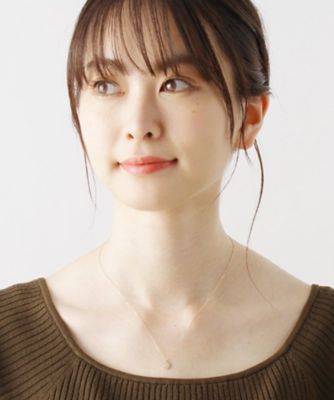 Ｋ１８ダイヤモンド　クラスター取巻きネックレス　大（２００１５９９５６９）