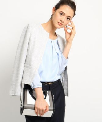 ｓ ママスーツ 入学式 スーツ 卒業式 スーツ ネオブライトツイードジャケット ２００１６０５７０９ 三越伊勢丹オンラインストア 公式