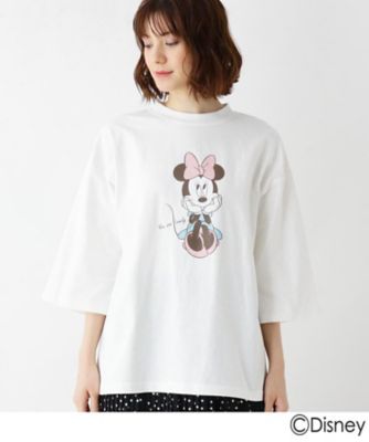 ◆ミニーマウス／プリントＴシャツ（２００１６１２２９７）