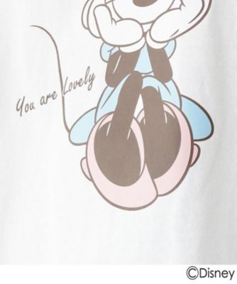 ◆ミニーマウス／プリントＴシャツ（２００１６１２２９７）