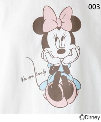 ◆ミニーマウス／プリントＴシャツ（２００１６１２２９７）