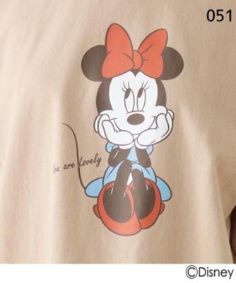 ◆ミニーマウス／プリントＴシャツ（２００１６１２２９７）
