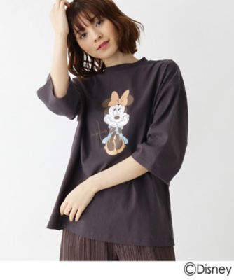 ◆ミニーマウス／プリントＴシャツ（２００１６１２２９７）