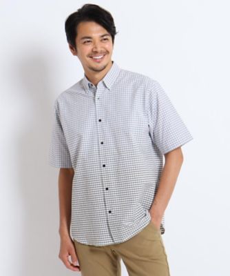 グラデーションギンガムチェック半袖シャツ ２００１６１３１８５ 三越伊勢丹オンラインストア 公式