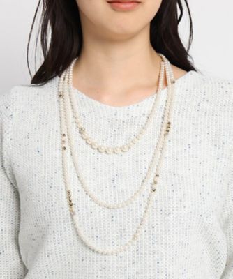 ランダムパール三連ネックレス ２００１６２６１２７ 三越伊勢丹オンラインストア 公式