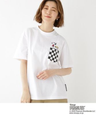 ピーナッツ ｐｅａｎｕｔｓ 別注 スヌーピー チェッカー 半袖 ｔシャツ ２００１６２９３５８ 三越伊勢丹オンラインストア 公式