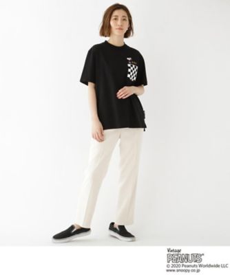 ピーナッツ ｐｅａｎｕｔｓ 別注 スヌーピー チェッカー 半袖 ｔシャツ ２００１６２９３５８ 三越伊勢丹オンラインストア 公式