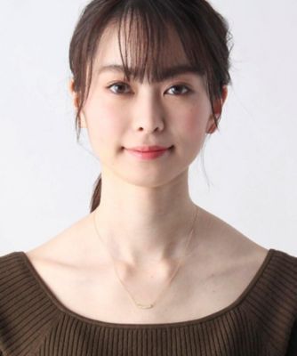 Ｋ１８ダイヤモンド　丸玉アーチ　ネックレス（２００１６８３２０２）