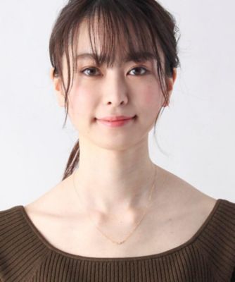 Ｋ１８ダイヤモンド　ステップ　ネックレス（２００１６８３２０９）