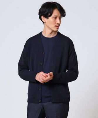 ウォッシャブル ガンジーニットカーディガン