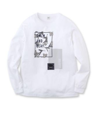 プリント長袖Tシャツ（2001691625） | TAKEO KIKUCHI (Men