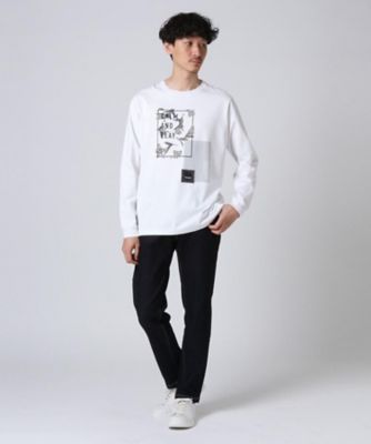 プリント長袖Tシャツ（2001691625） | TAKEO KIKUCHI (Men