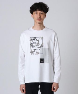 プリント長袖Tシャツ（2001691625） | TAKEO KIKUCHI (Men